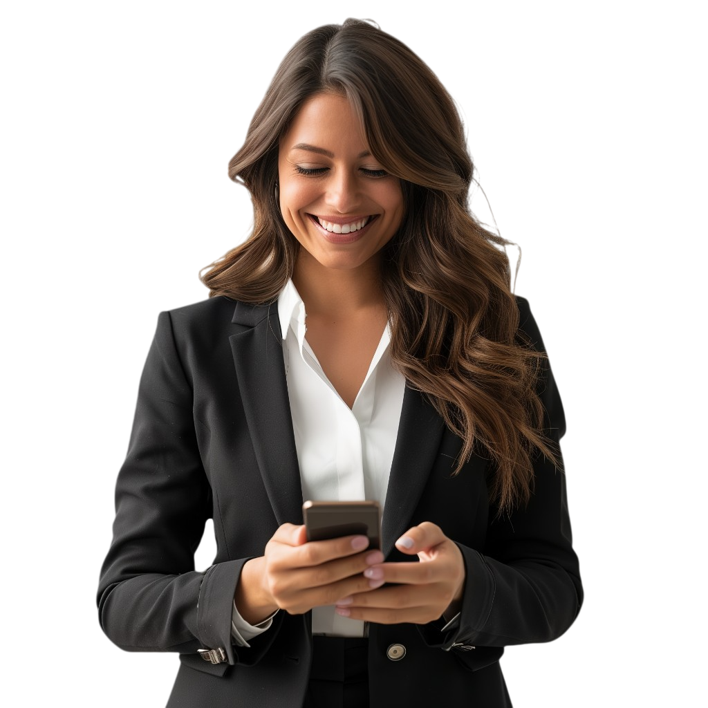 Customer using WhatsApp